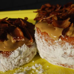 Croissant donuts - maple bacon