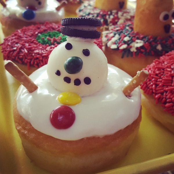 Christmas donuts