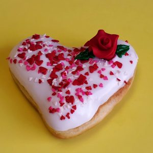 Valentine's day donut