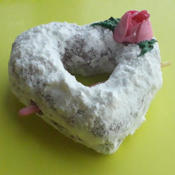 Valentines day donut