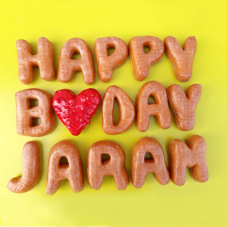 LETTER SHAPED DONUTS Jarams Donuts Online Store