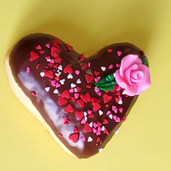 Valentine's day donut