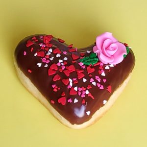 Valentine's day donut