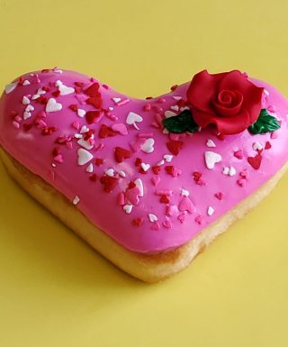 Valentine's day donut