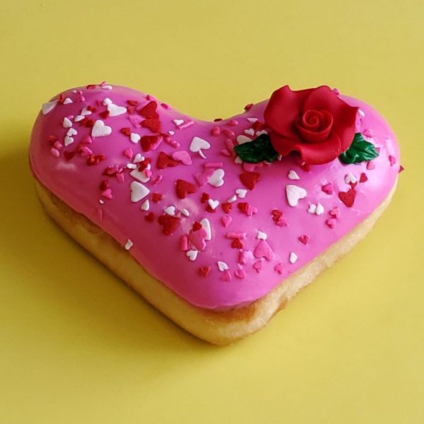 Valentine's day donut