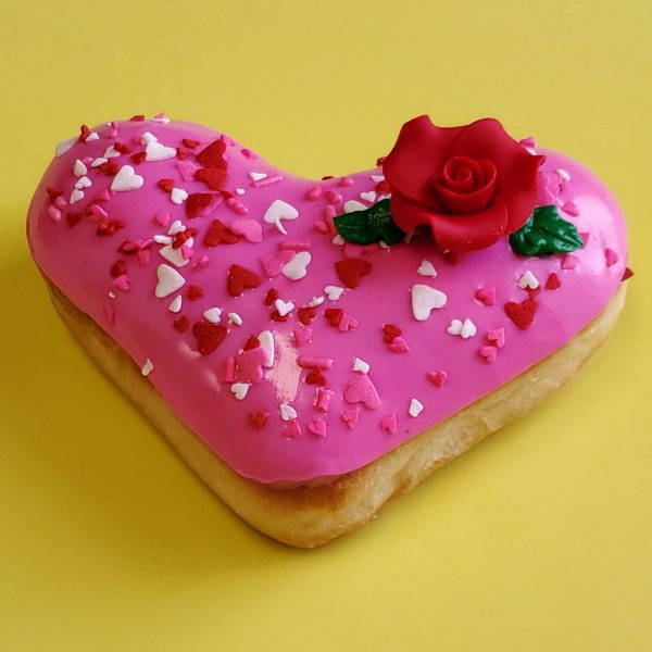 Valentine's day donut