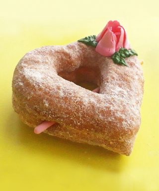 Valentines day donuts set