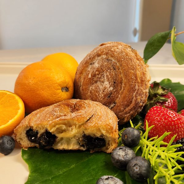 Croissant Roll Donuts, Blueberry Jam Filled Croissant