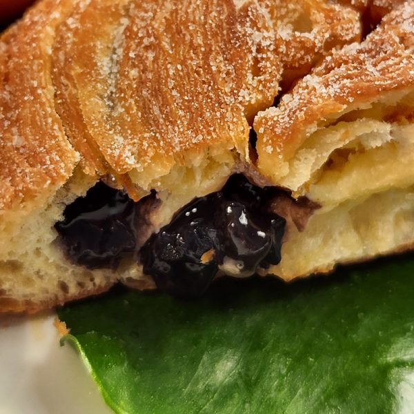 Croissant Roll Donuts, Blueberry Jam Filled Croissant