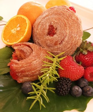 Croissant Roll Donuts, Strawberry Jam Croissant