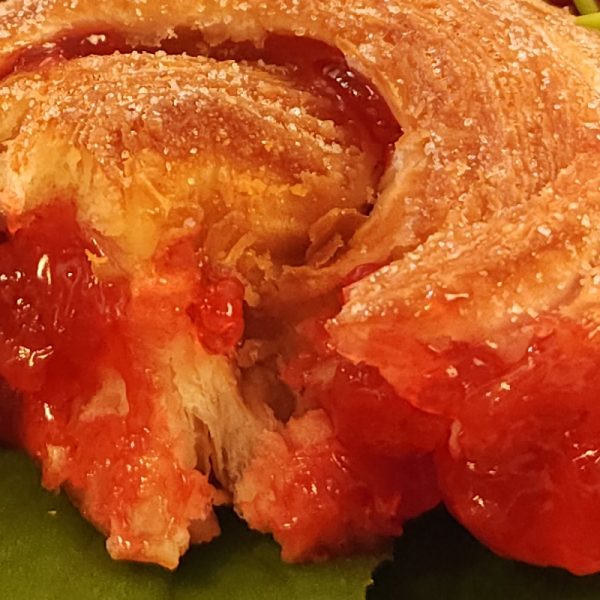 croissant roll donuts, Strawberry Jam Croissant roll