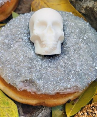 Candy skull donut