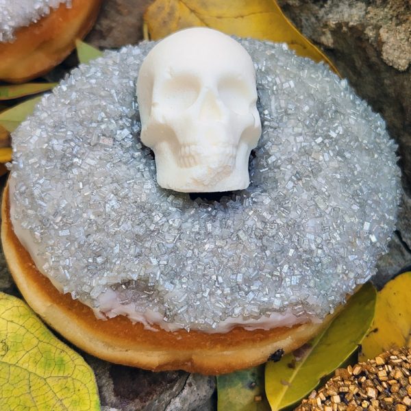 Candy skull donut