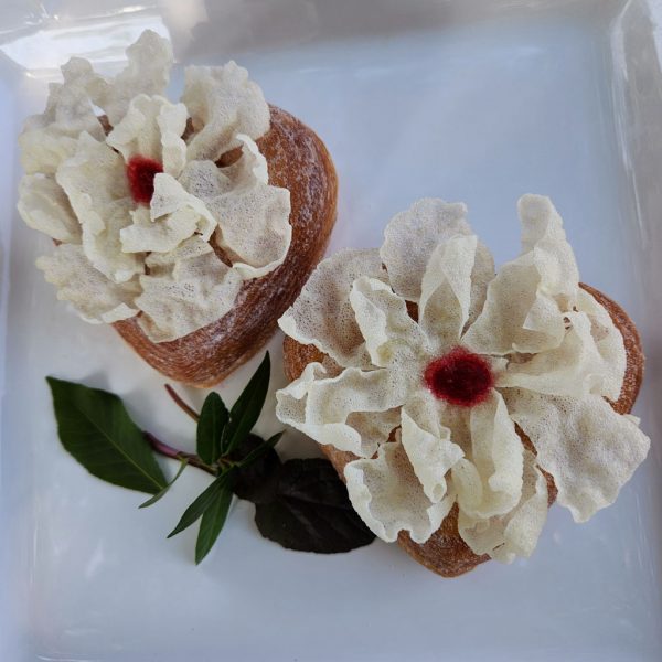 Rice flower donuts